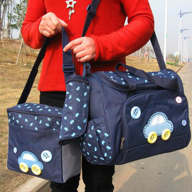 Сумка для мам на коляску с машинкой