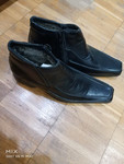 Сапоги ботинки полусапожки мужские новые на меху стелька 26 см {