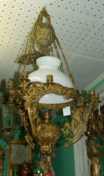 Люстра с плафоном 2