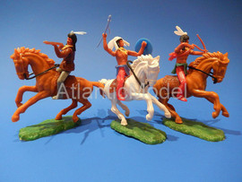 Солдатики 1/32 Elastolin Индейцы конные Первый наб 4
