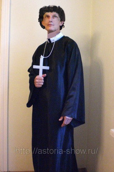 Костюм монах, падре, священник