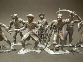 Солдатики 1/32 АРК Моделс Пираты 8 фигур 8 поз ТП