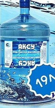 Доставка питьевой артезианской воды АКСУ 19литров домой и в офис