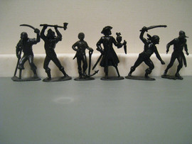 Солдатики 1/32 BUM и Marx Пираты 6 фигур в 6 позах 2