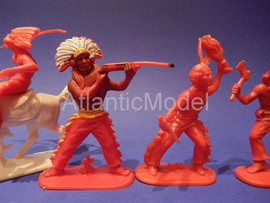 Солдатики 1/32 Hofler Индейцы Первый Красный цвет8