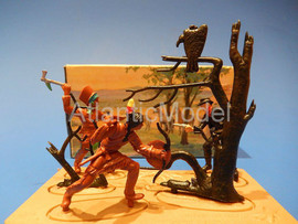 Солдатики 1/42 Britains Индейцы ковбой 40 мм Весте 3