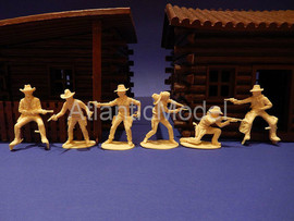 Солдатики 1/32 Airfix Ковбои 6 фигур 6 поз 2