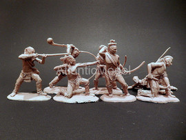 Солдатики 1/32 Barzso Индейцы Шайенны семь фигур 2