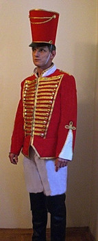 Костюм гусара, гусарский костюм, костюм гусар