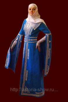 Кавказский костюм, платье лезгинка