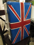 Чемодан СССР с Британским флагом Hand - made