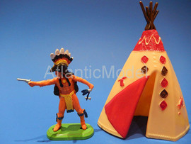 Солдатики 1/32 Britains Индейцы у Вигвама