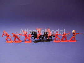 Солдатики 1/32 Hofler Индейцы Третий Красный цвет8 2