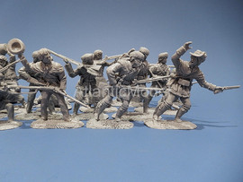 солдатики 1/32 Barzso поселенцы Бунсборо 19 фигур 2