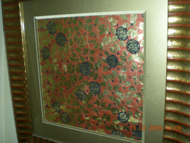 Картины написаны натуральным золотом в стиле Арт-Деко