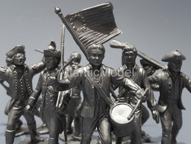 солдатики 1 32 Marx Армия Вашингтона 9 солдатиков 9 поз