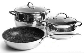 Stoneline набор посуды из 5 предметов (нержавеющая сталь)