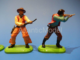 Солдатики 1/32 Britains Ковбои пешие Шестой наб. 5 8