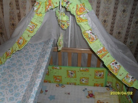 Кроватка маятник вместе с матрасом