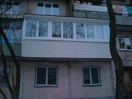 Демонтаж старого остекления и отделки; 2