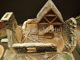 Солдатики 1/32 Сonte Макет Штурм сельского дома 2М