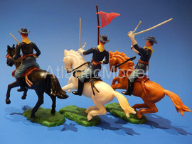 Солдатики 1/32 Elastolin 7 кавалерия США Вестерн 5