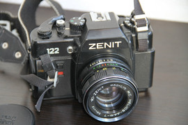 Фотоаппарат Зенит-122 с объективом МС Гелиос-44М-7