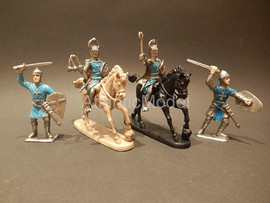 Солдатики 1/32 Supreme Четыре рыцаря лошади tssd 2