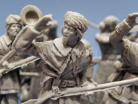солдатики 1/32 Barzso поселенцы Бунсборо 19 фигур