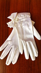 Белые перчатки (свадебные)