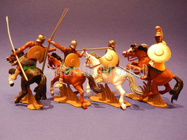 Солдатики 1/32 DSG Карфагенская конница 4 фигуры 4 9