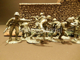 Солдатики 1/32 Сonte Пехота США пятый набор WWII