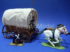 Солдатики 1/32 DSG Французский обоз Napoleonic 3