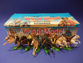 Солдатики 1/32 Britains Ковбои конные Раритет 1971 5