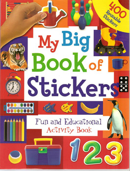 “My big book of Stickers” fun and educational activity book (400