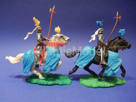 Солдатики 1/32 Elastolin Рыцари конные Средневеков 5