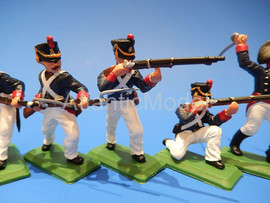 Солдатики 1/32 DSG Мексиканские солдаты Аламо 6 шт