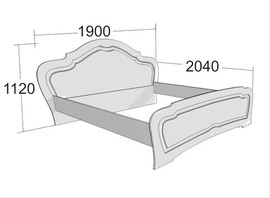 Кровать Кр-2х7 "Ольга" 7