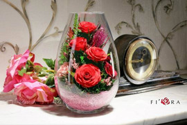 Продаем натуральные цветы в стекле в вакууме в герметичных вазах