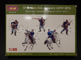 Солдатики 1 / 35 ICM Прусская линейная пехота 1870 4