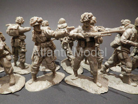Солдатики 1/32 CONTE US парашютисты 16 шт set 1 6