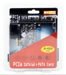 RAID PCI-EX1 Контроллер ST-Lab A-450 2xSATA-III/II/I 2xIDE133