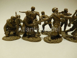 Солдатики 1/32 tssd Советская армия 16 фигур WWII 6