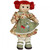 Итальянская тряпичная кукла Малышка Земляничка Ручная работа Высота 42