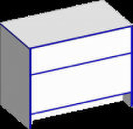 Торговое оборудование: витрина, прилавок и рабочий стол.