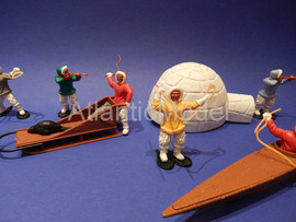 Солдатики 1/32 Timpo Эскимосы Десятый Оригинал 4