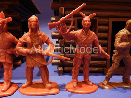 Солдатики 1/32 PRB Индейцы ковбой 6 фигур 6 поз