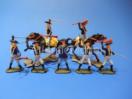 Солдатики 1/32 Cherilea Кавалерия Федерации 7 ACW 2