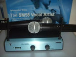микрофон SHURE UT42/SM58 радиосистема.2 микрофона.магазин.