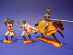 Солдатики 1/32 Timpo Рыцари Четвертый набор 4 шт